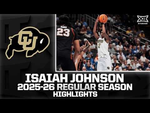 Colorado's Isaiah Johnson Regular Season Highlights | 2025-26 Big 12 Basketball