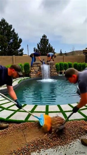 Satisfying Pool Demolition 😱 | Excavator Digging Old Pool | Construction Work #shorts