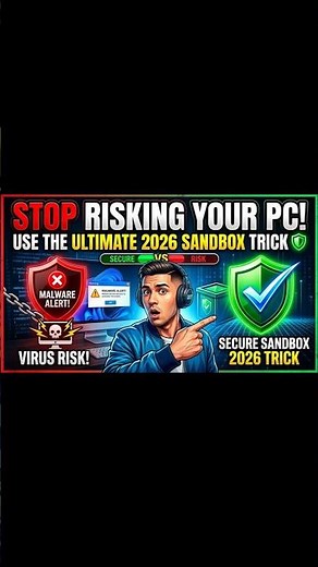 Stop Risking Your PC! Use This 2026 Sandbox Trick 🛡️