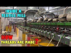 Cotton Yarn Manufacturing Process | How Cotton Yarn is made