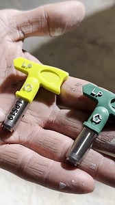 As Toolaholic points out, the new line of #graco LP tips allow for easier tip identification while featuring the same SmartTip Technology that delivers the ability to spray at lower pressure, reducing overspray and waste while offering up to 2X the tip life. Learn more at graco.com/LP. ・・・ Graco Contractor Sprayers has relaunched their LP series tips with a few changes. The body is moulded in yellow now with much larger numbers, and the shank of the tip is laser etched with the tip size for ease