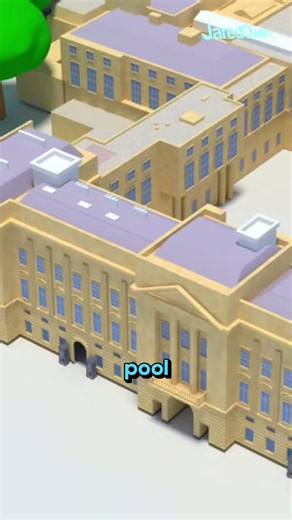Areas of Buckingham Palace still unknown to the public #3d #3danimation #jaredowen #educational