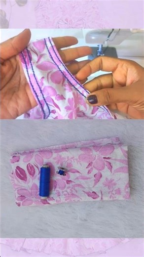 Easy Sewing Machine Embroidery Trick | Baby Frock Design