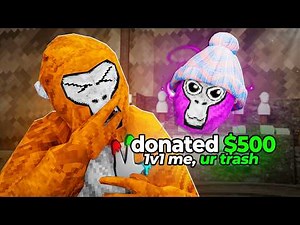 I Trolled Gorilla Tag Streamers!