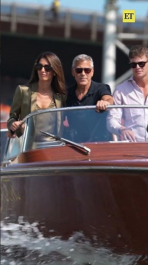 Amal Clooney and George Clooney Arrive in Venice for the Venice Film Festival