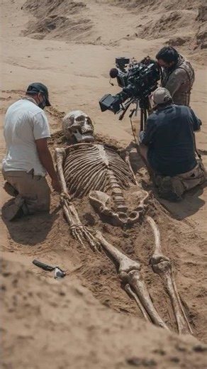Archaeologists Unearth Massive Skeleton in Egyptian Desert