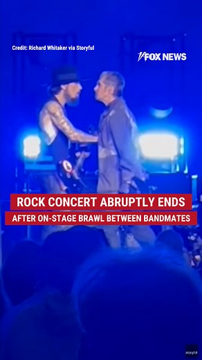'STOP' THE SHOW: Rock band’s fans left paying the price after a wild on-stage brawl between musicians leads to canceled shows. Get the scoop on the shocking punches thrown, the fallout, and what it means for the upended tour. | Fox News