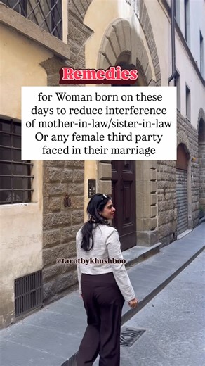 Khushboo Ahuja | Tarot Reader on Instagram: "🌿 Remedies for Women Facing Female Interference (For dates: 2, 5, 6, 7, 11, 15, 16, 17, 20, 22, 23, 24, 25, 27, 29) 🌙 For Moon-dominated dates (2, 11, 20, 29) Issue: Emotional manipulation, insecurity from in-laws Remedies: • Offer raw milk or water to the Moon every Monday night • Wear silver or keep a small silver item near the bed • Avoid sharing emotional details with too many family members • Chant: “Om Som Somaya Namah” 11 times on Mondays ✨ S