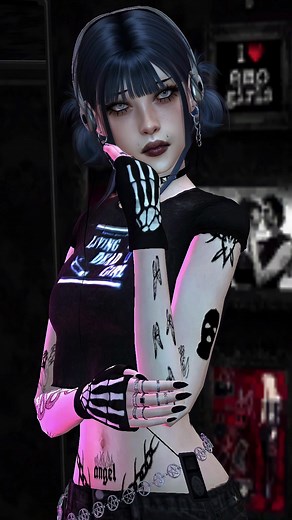 Sims 4 CC Spotlight Video: Emo & Grunge Create a Sim