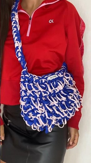 How to do a crochet bag with T-shirt yarn | loopy bag | full tutorial | friendly beginner | on Etsy