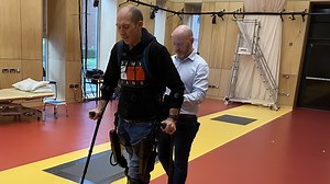 Wheelchair user says exoskeleton experience 'incredible'