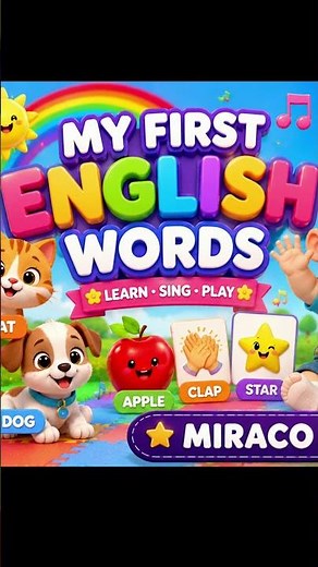 Hello Everyday! 👶🎵 | First English Words Song for Babies & Toddlers