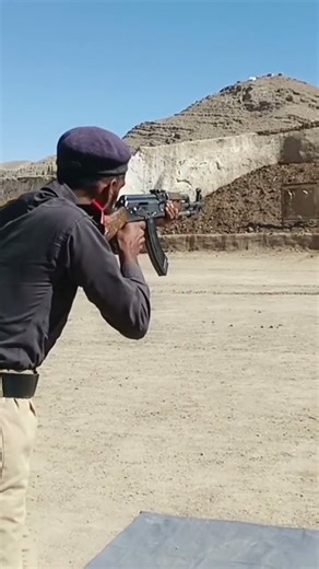 Police constable training Ak47 test fire demo 🔥🚓#foryou