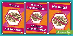 KS2 Allergy-Aware Zone Display Posters