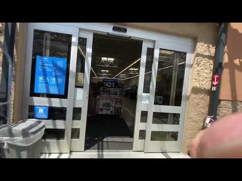 2014 Stanley Automatic Door to the garden center at Walmart in St. Petersburg Florida