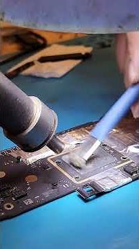 MacBook Pro M1 Logic Board Black Glue Cleaning🤗