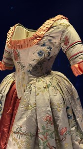 The 1840s Upcycle. ♻️ This incredible gown is the perfect illustration of how recycling and vintage fashion are nothing new. Possibly worn to Queen Victoria’s 18th-century themed ball in 1845, this gown recycled an earlier 18th-century silk into a gown made to fit the fashionable 1840s silhouette. It even included a very 18th-century style quilted petticoat! Dressing “à la grand-mère” was very fashionable in the 1830s and 40s! Did you realize Victorians were so dedicated to upcycling and “vintag