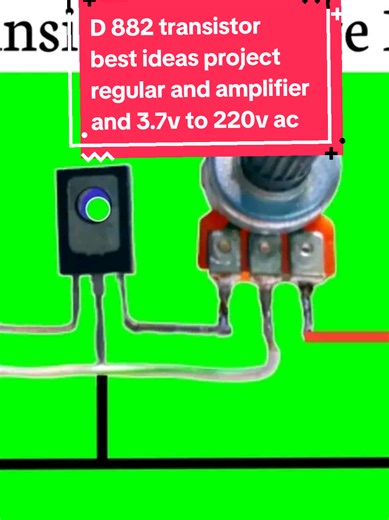 D882 transistor best ideas project Title: Simple 1.5V to 220V LED Light Circuit Using NPN Transistor and Transformer Description: A basic electronic setup that uses a 1.5V battery, NPN transistor (D882), resistor, and a ferrite transformer from a 5V phone charger to power a 220V LED bulb. Perfect for DIY low-voltage to high-voltage conversion. ⚡💡 Top TikTok Trends Now #creatorsearchinsights #tiktoktrends #fyp #2026 #foryou