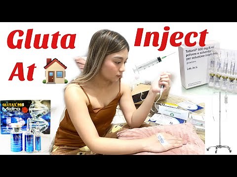 Gluta Inject At Home🏡 - IV PUSH 💉 + Side Effects