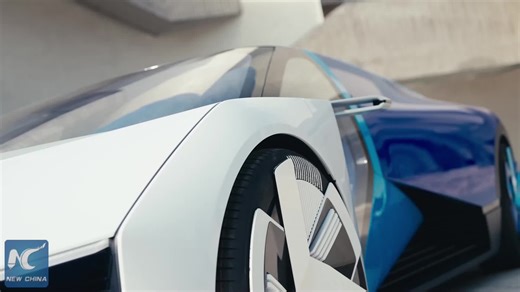 A flying car developed by XPENG AEROHT, a subsidiary of Chinese e-automaker Xpeng, grabs attention on the 2024 Consumer Electronics Show in Las Vegas | China Xinhua News