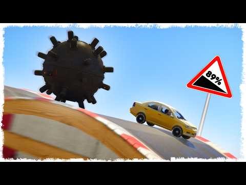 ТОРМОЗА ЗДЕСЬ НЕ СПАСУТ!!! АДСКИЙ СПУСК В GTA ONLINE!!!