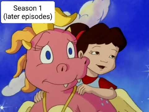 Cassie's Voice Comparison Through The Seasons (Dragon Tales)