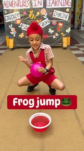 49K views · 279 reactions | Frog jump with a twist to enhance gross motor skills , body coordination and muscle strength while improving balance and control. #sunriseldh #bestplayschool #playschoolactivities #kidsactivity #earlylearning #PlayBasedLearning #earlyeducation #fblifestyle | Sunrise Nursery School | Facebook