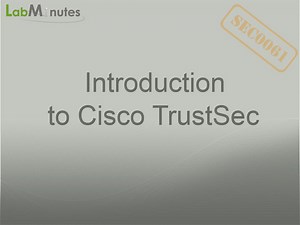 SEC0061 - Introduction to Cisco TrustSec