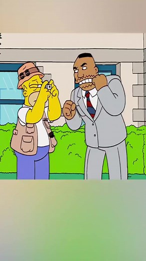 Homer becomes the Paparazzi in Springfield #fyp #cartoon #thesimpsons #foryoupagе #tiktok
