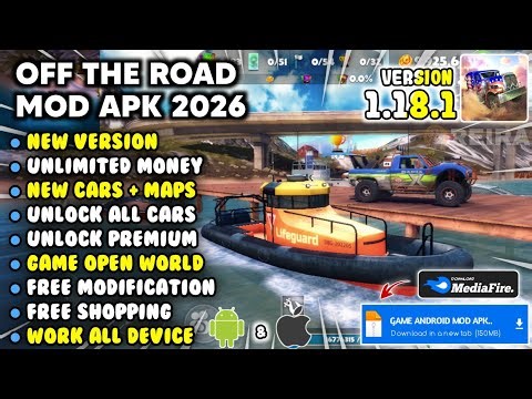 OFF THE ROAD MOD APK New 2026 V1.18.1 - Unlimited Money & Unlocked All Cars | Latest Version