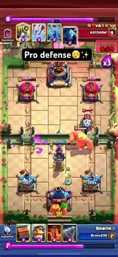 Pro Defense #clashroyale #tendencia #supercell #clah #videojuegos