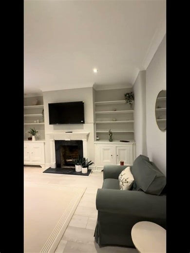 Edith Road. Rare W14 garden apartment with private entrance and garden.