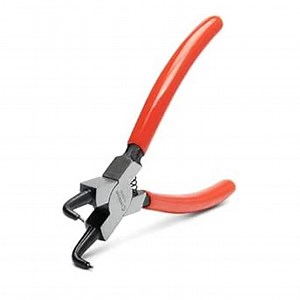 Crescent 90-Degrees Internal Snap Ring Pliers - Heavy Duty Mechanic Tool for Internal Snap Rings Removal - Curved Tips - 5" - 5CISRDG
