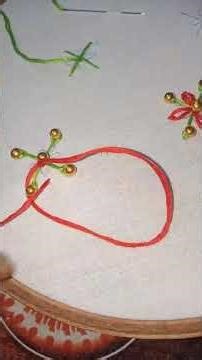 Beautiful bouti design 🤩 for blouse # shorts # hand embroidery 🪡 # YT shorts # trending