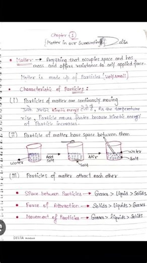 Class:-9 Science [ Matter Surrounding Us] 📝 Notes