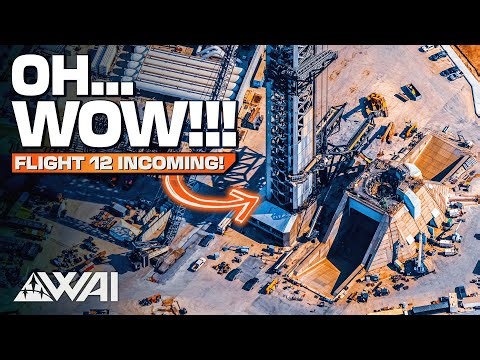 SpaceX Starship Flight 12: Final Component Installed! Pad 2 Is Ready For V3!