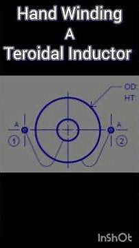 How to Hand Wind a Toroidal Inductor – Tutorial for Beginners #ToroidalInductor #inductorwinding