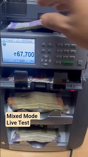 How Mixed Mode Works in Cash Sorting Machine 🔄💵 | Live Demo