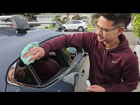 Installing OEM Side Window Deflectors on a 4th Gen Mazda 3 Hatchback