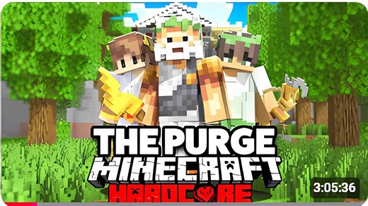 【机翻双语/Sword4000】100 Players Simulate a Mythical Purge in Minecraft