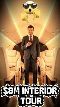 Inside the $8M "Ferrari" of Skies 🇮🇹💎 #shorts #privatejet #aviation