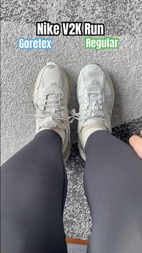 Nike V2K Run Goretex waterproof vs regular version
