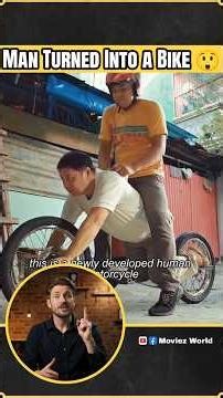 The human motorcycle 🏍️😲