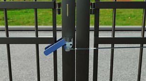 TB600 Outdoor Heavy Duty Gate Closer for Gates 48 to 78 Inches in Width and 150 to 250 Pounds in Weight, High Grade Hydraulic Gate Closer, Black