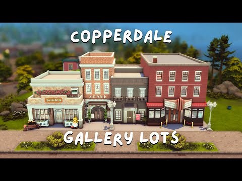 must-have lots for copperdale | sims 4 no cc lot recommendations