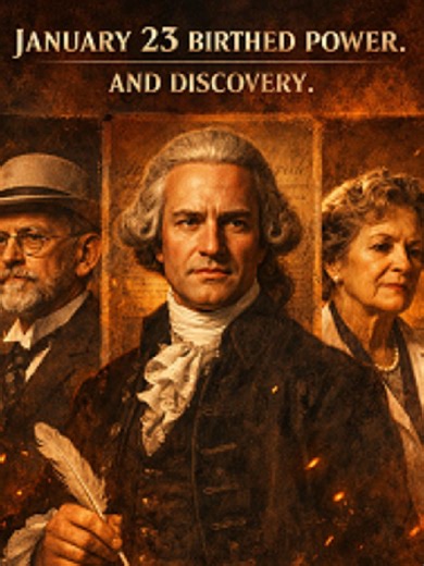 January 23 (with music)Historic Birthdays of January 23rd. January 23 didn’t just make history — it reshaped power, science, and survival itself. These three legacies still define the modern world. Which one stands out most to you? #January23 #ThisDayInHistory #HistoryTok #JohnHancock #DavidHilbert #GertrudeBElion