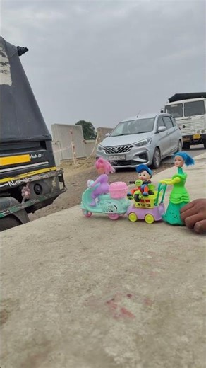 Remote Control Scooty Girl And Monkey Scooter Unboxing And Testing Short ||