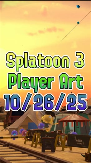 Splatoon 3 Player Art - 10/26/25 #shorts #splatoon3