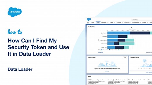 How Can I Find My Security Token and Use It in Data Loader | Salesforce Platform