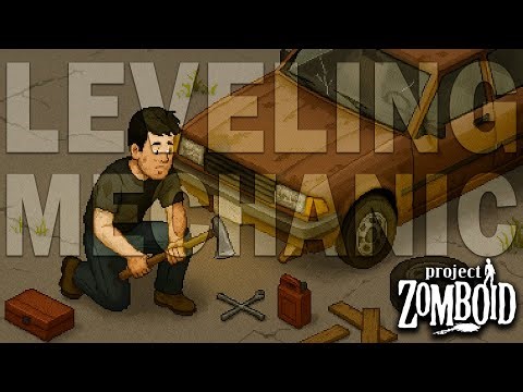 Leveling Up Mechanic Skills & Car Survival - Project Zomboid Build 42